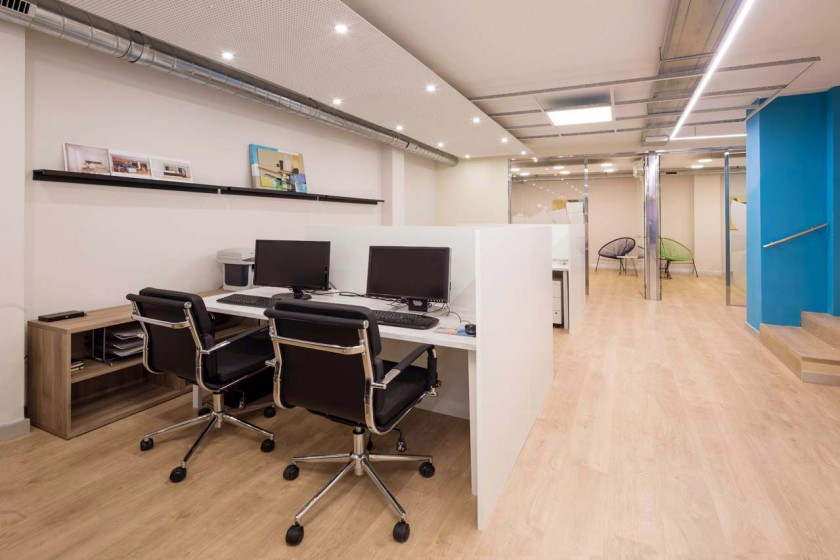 espacio de trabajo doble